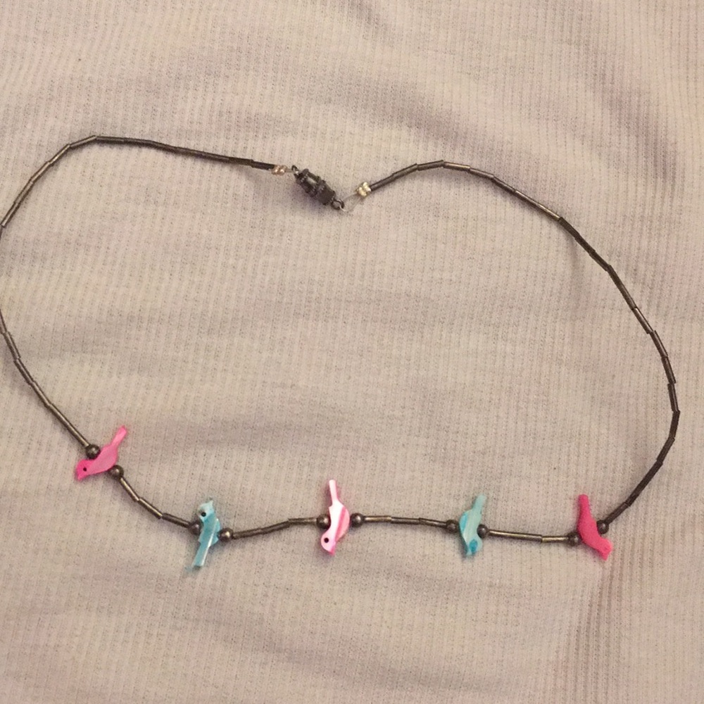 Bird choker necklace